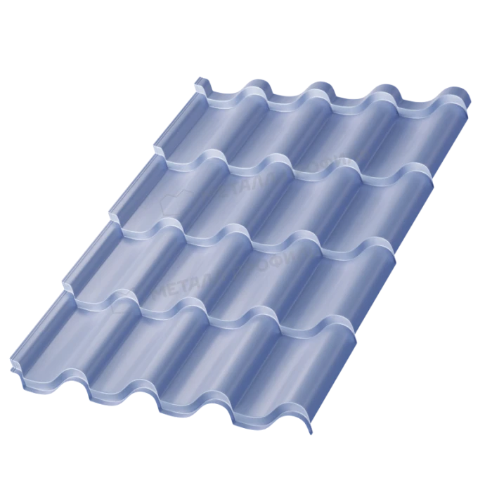 Металлочерепица Металл-Профиль Монтерроса-M 0,5 PURMAN® Galmei Сиреневый металлик