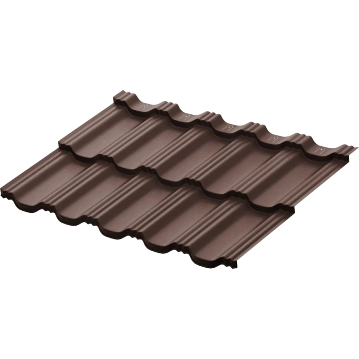 Профиль модульный Aquasystem Гётеборг XXL 0,45 мм PE Matt Zn 140 (Россия) RAL 8017 (коричневый)